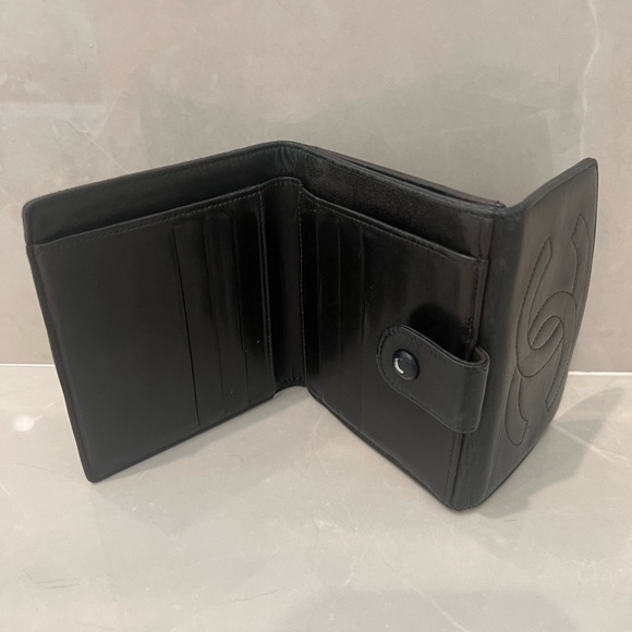 Authentic Chanel Black Leather Wallet - Picture 4 of 7